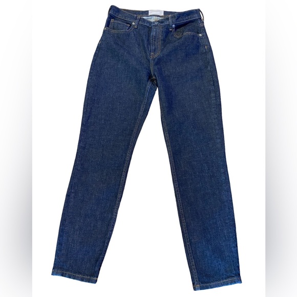 Everlane Denim - Everlane High-Rise Regular Dark Wash Straight Denim Jeans Size 30